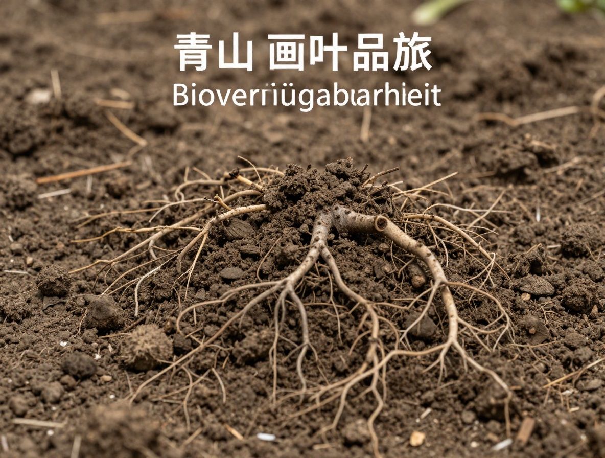 Nahaufnahme von fruchtbarem Waldboden mit organischer Masse, Wurzeln und mineralreicher Erde – Symbol für natürliche Nährstoffquellen und Bioverfügbarkeit